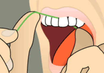 Flossing Step #4